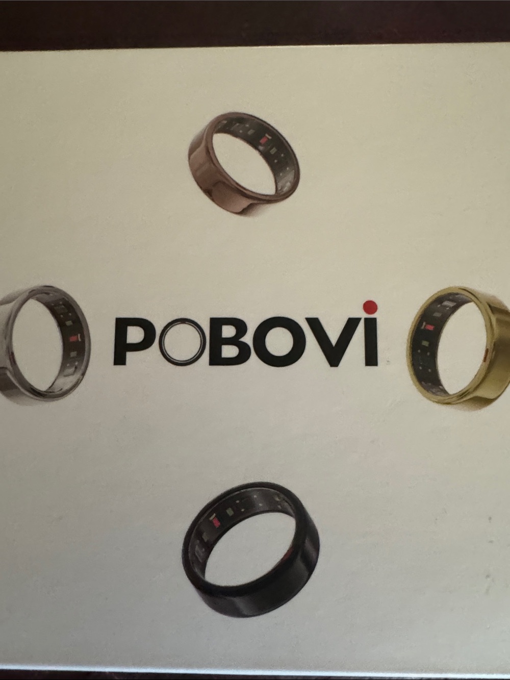 Gold tone Smart Ring - Wearable Fitness & Notification Tracker